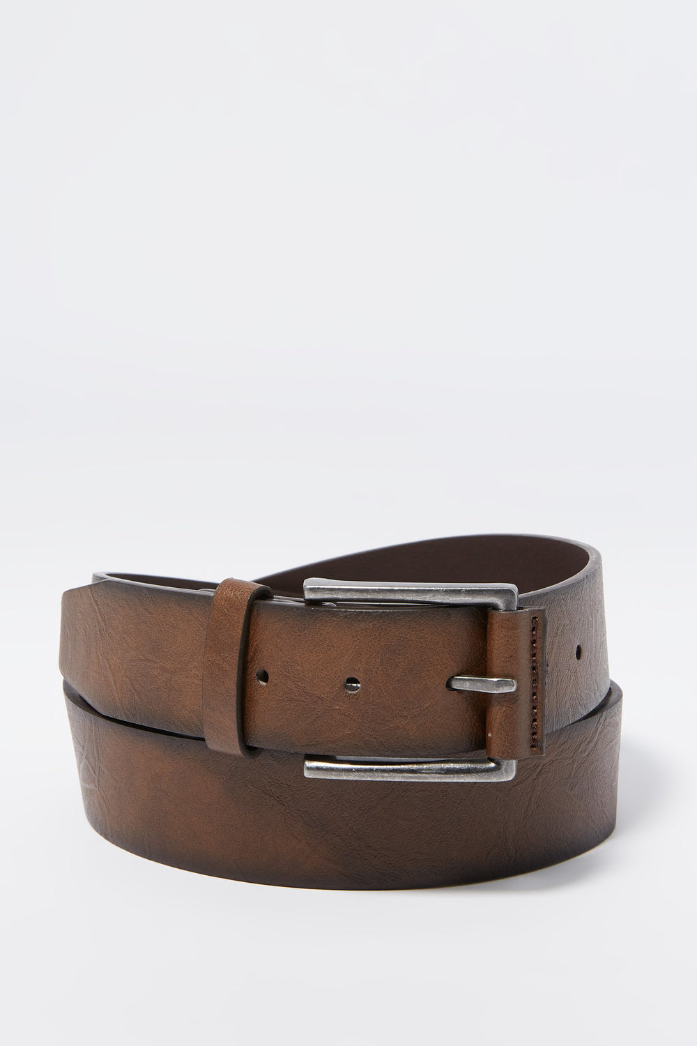 Brown Faux-Leather Belt Brown Faux-Leather Belt 1