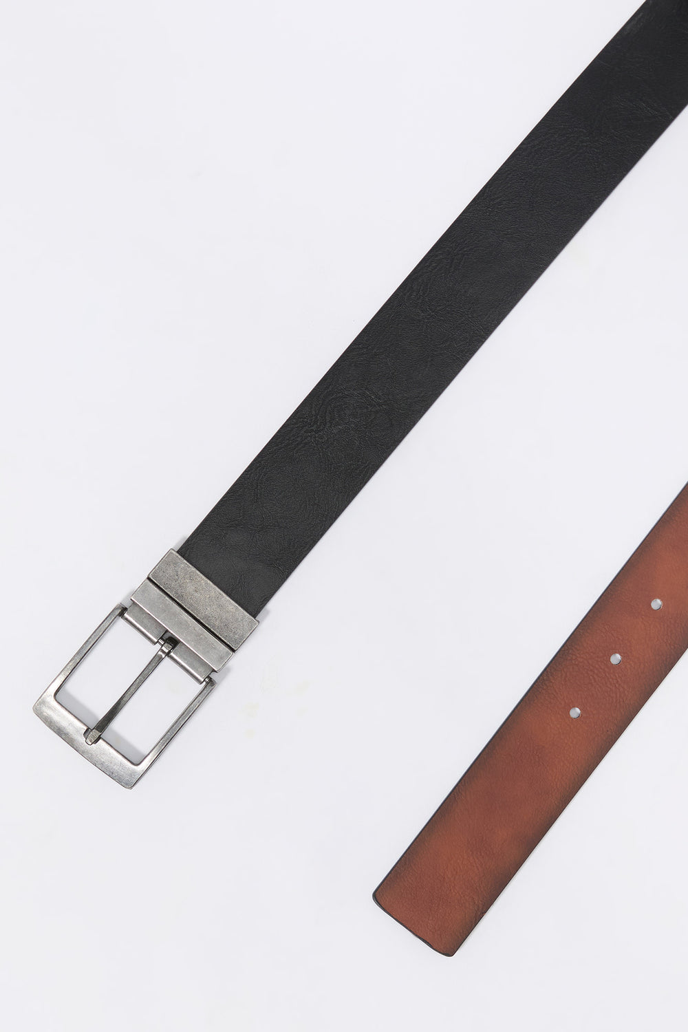 Faux Leather Reversible Belt Faux Leather Reversible Belt 2