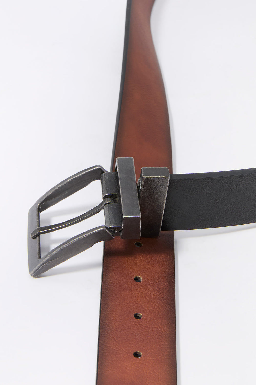 Faux Leather Reversible Belt Faux Leather Reversible Belt 3