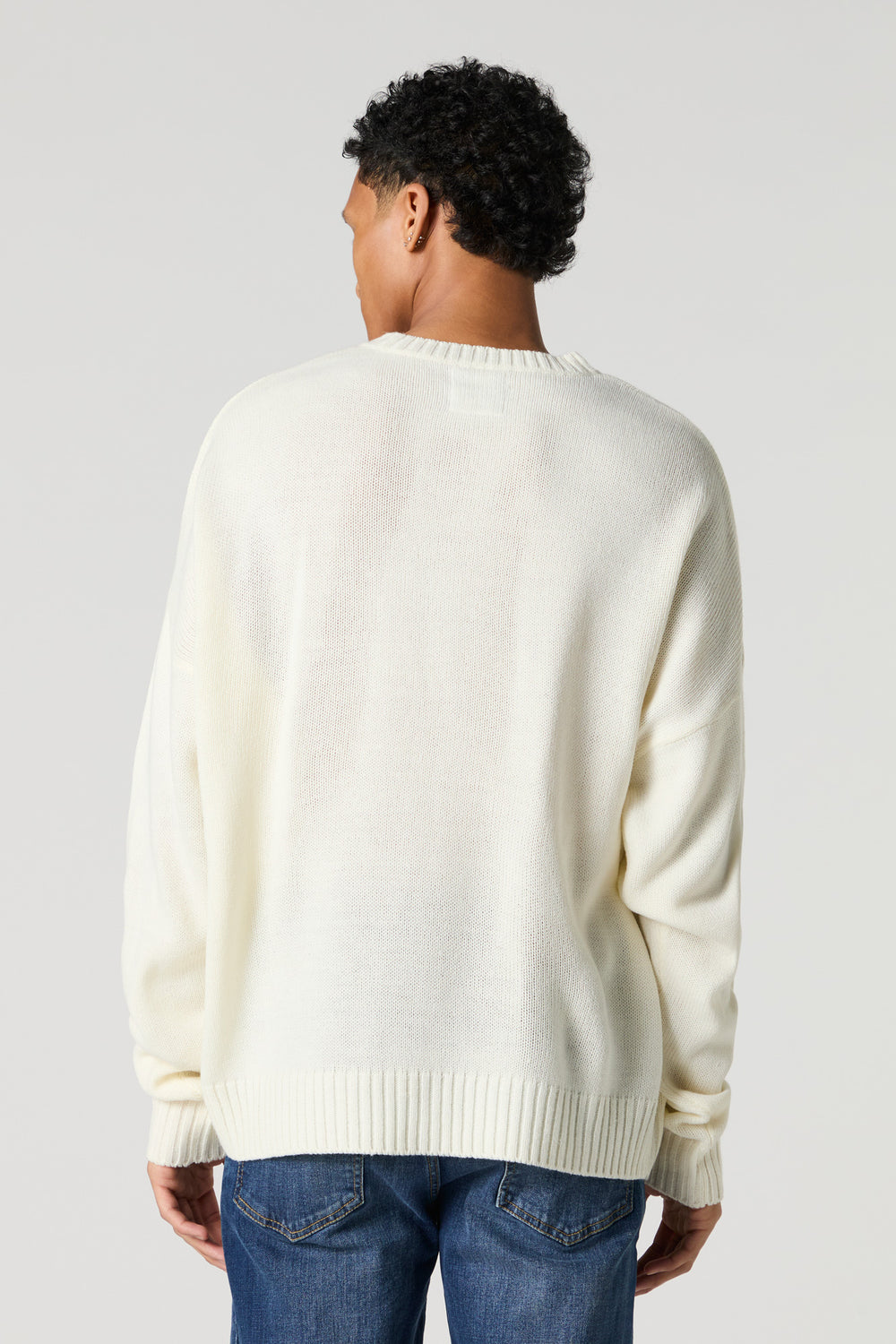 LA Jacquard Knit Relaxed Sweater LA Jacquard Knit Relaxed Sweater 2