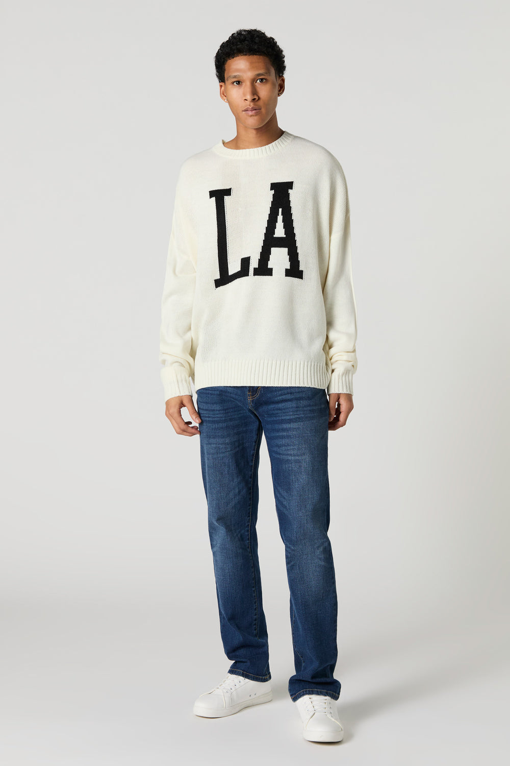 LA Jacquard Knit Relaxed Sweater LA Jacquard Knit Relaxed Sweater 3