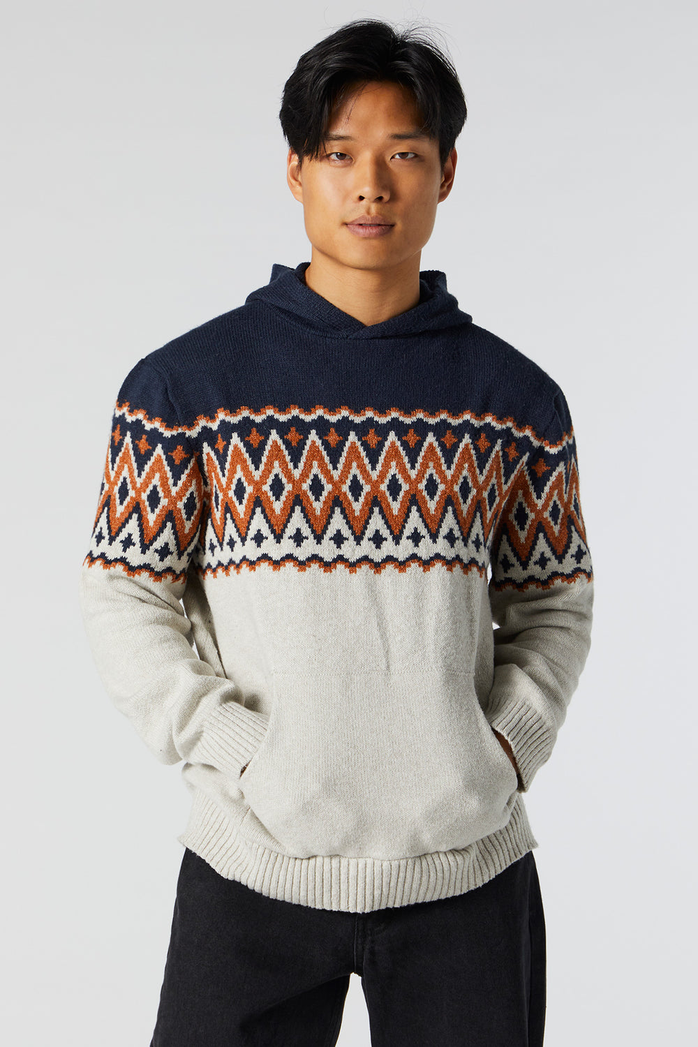 Fairisle Knit Hoodie Fairisle Knit Hoodie 5