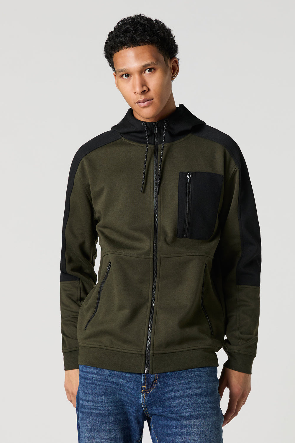 Active Colourblock Zip-Up Hoodie Active Colourblock Zip-Up Hoodie 7