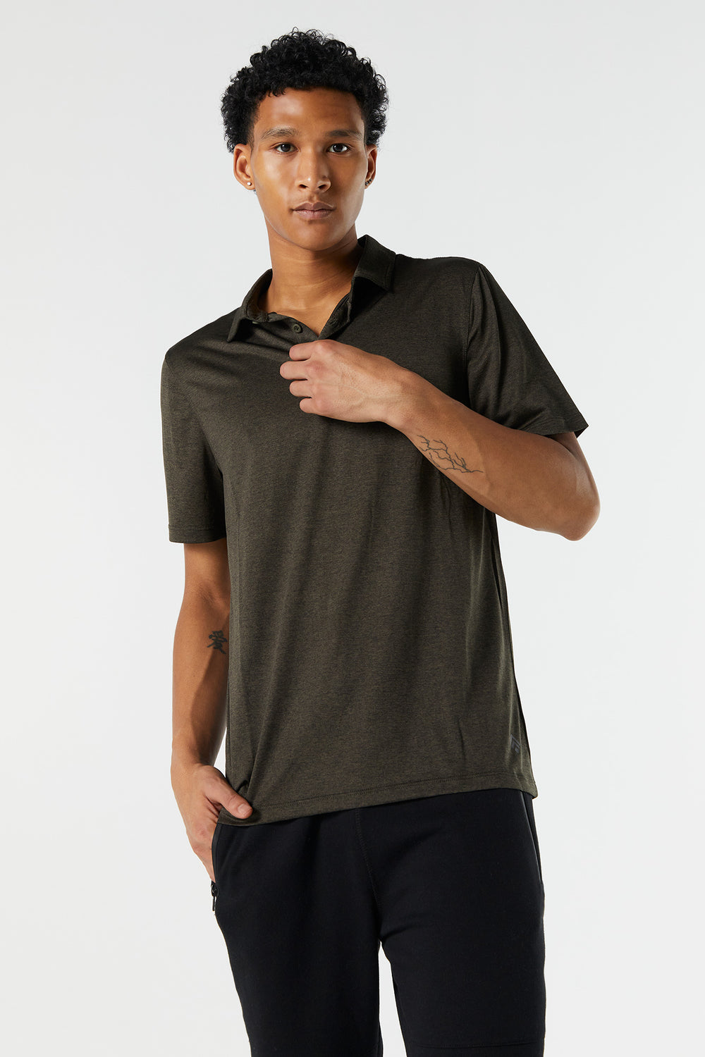 Solid Polo Shirt Solid Polo Shirt 1