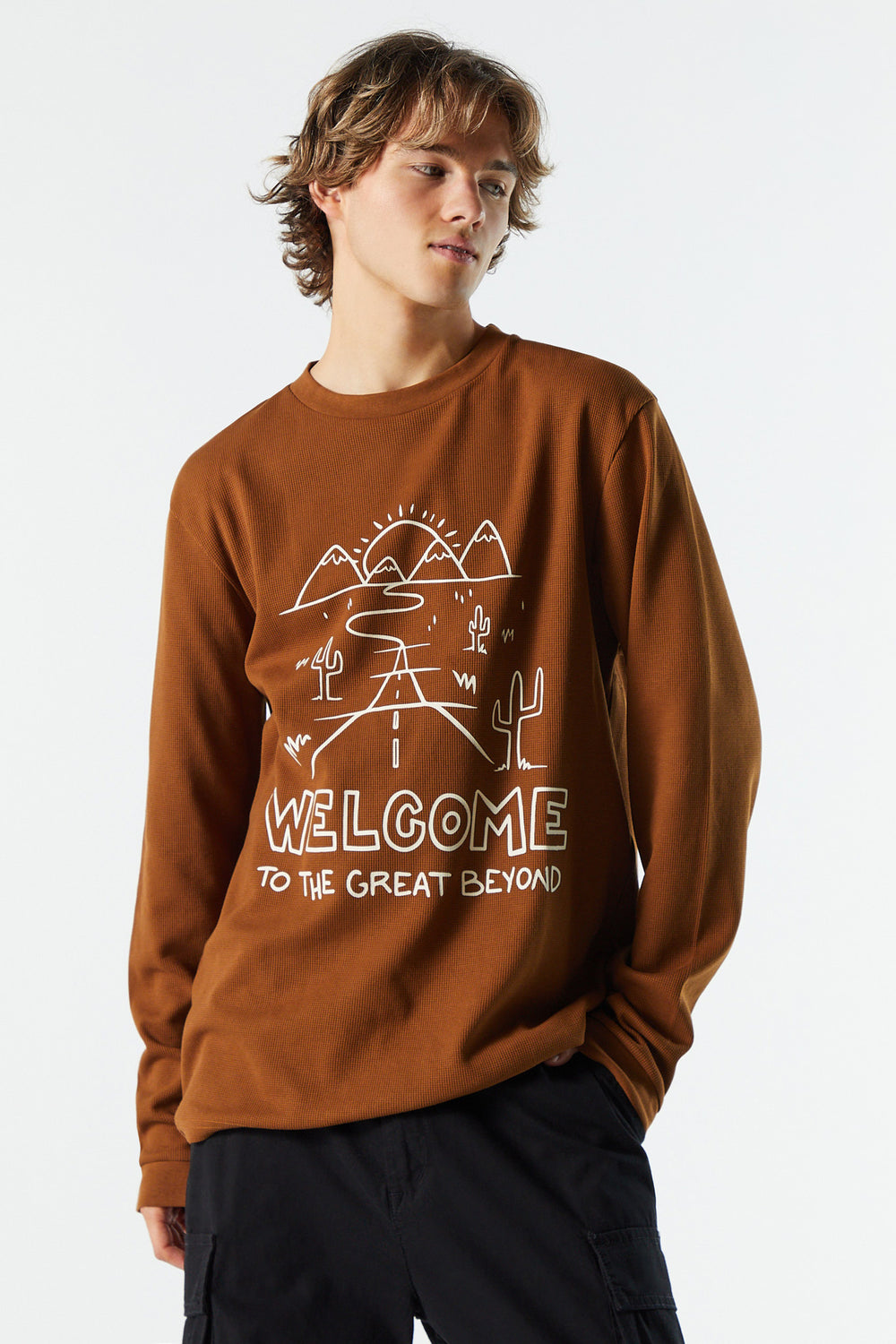 Great Beyond Graphic Thermal Long Sleeve Top Great Beyond Graphic Thermal Long Sleeve Top 1