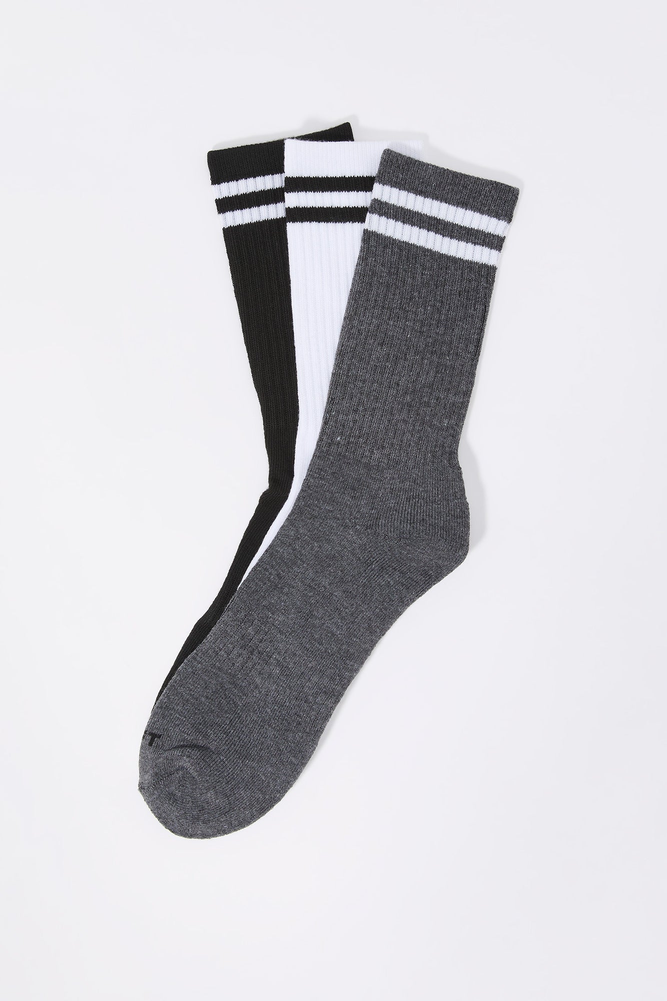 Striped Crew Socks (3 Pack)