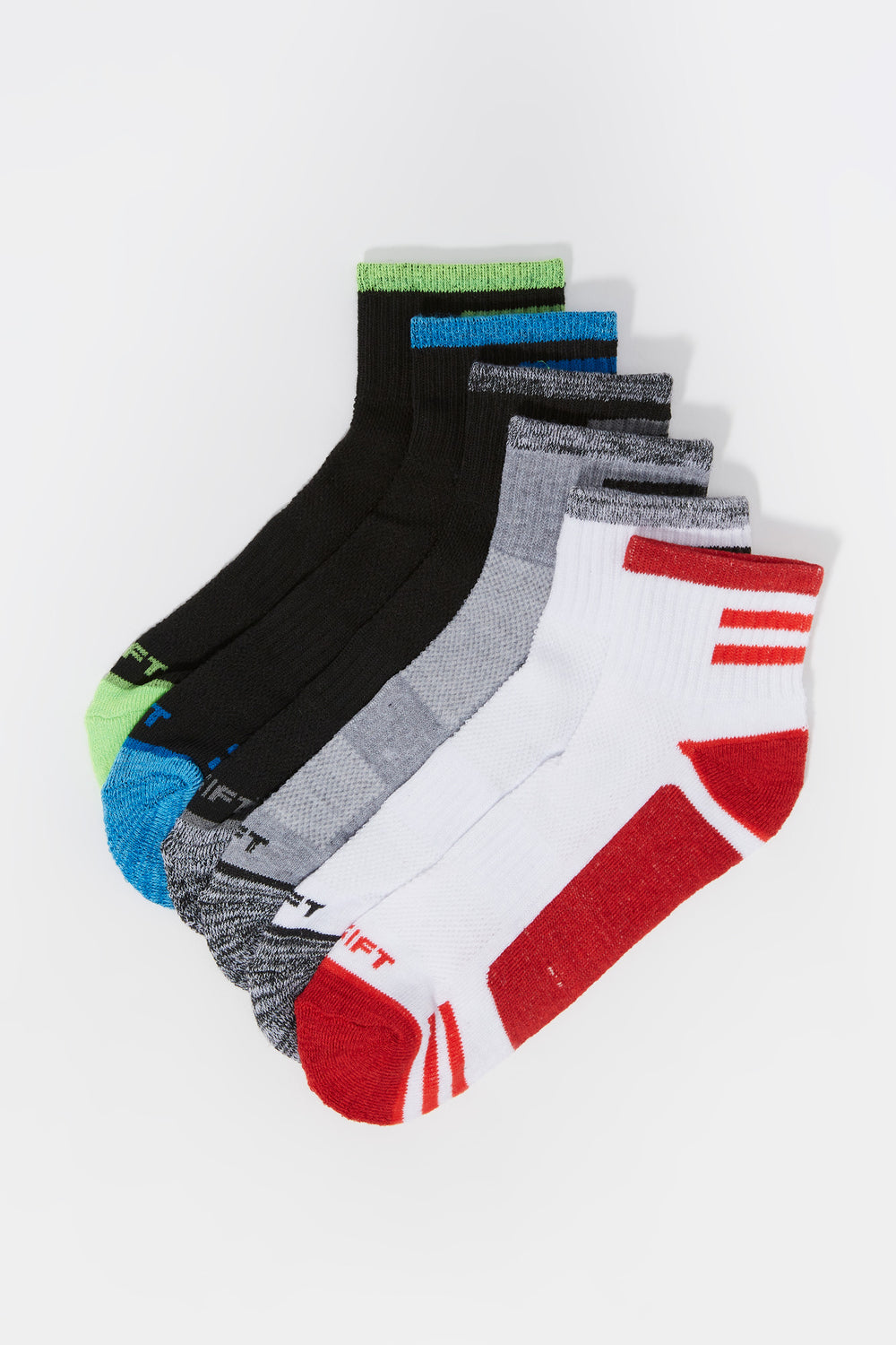 Colour Pop Ankle Socks (6 Pack) Colour Pop Ankle Socks (6 Pack) 1