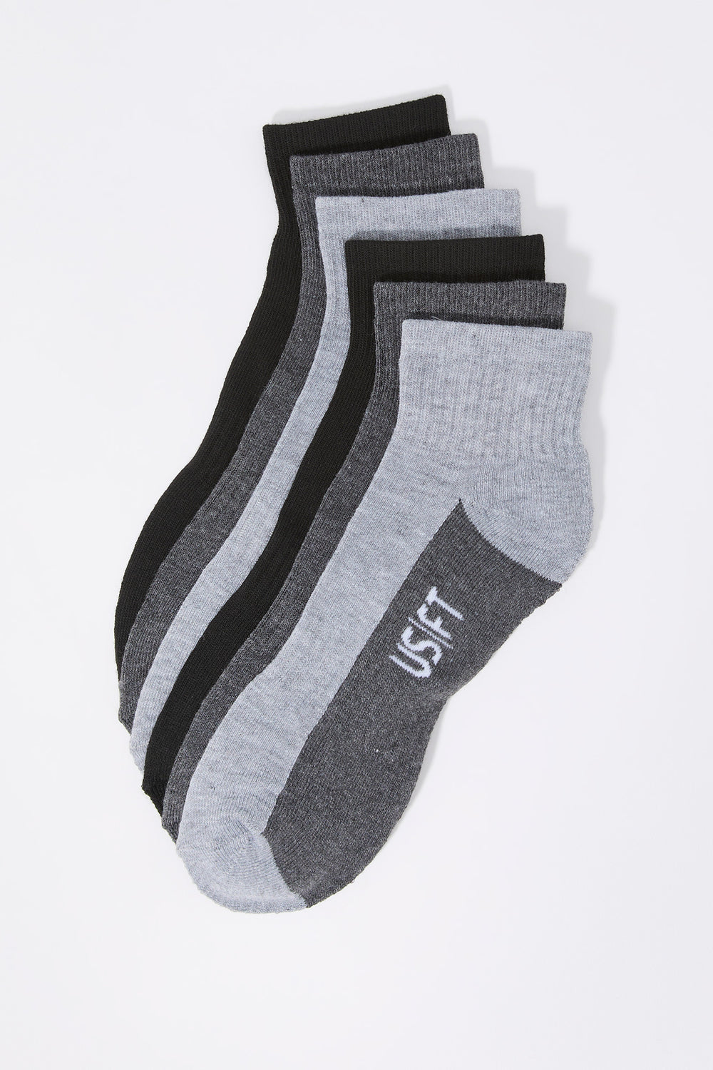 Assorted Athletic Quarter Socks (6 Pack) Assorted Athletic Quarter Socks (6 Pack) 1