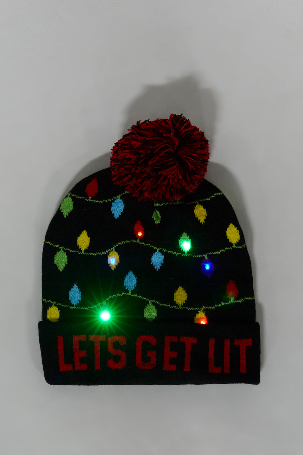 Let it Snow Christmas Light Up Beanie Let it Snow Christmas Light Up Beanie 4