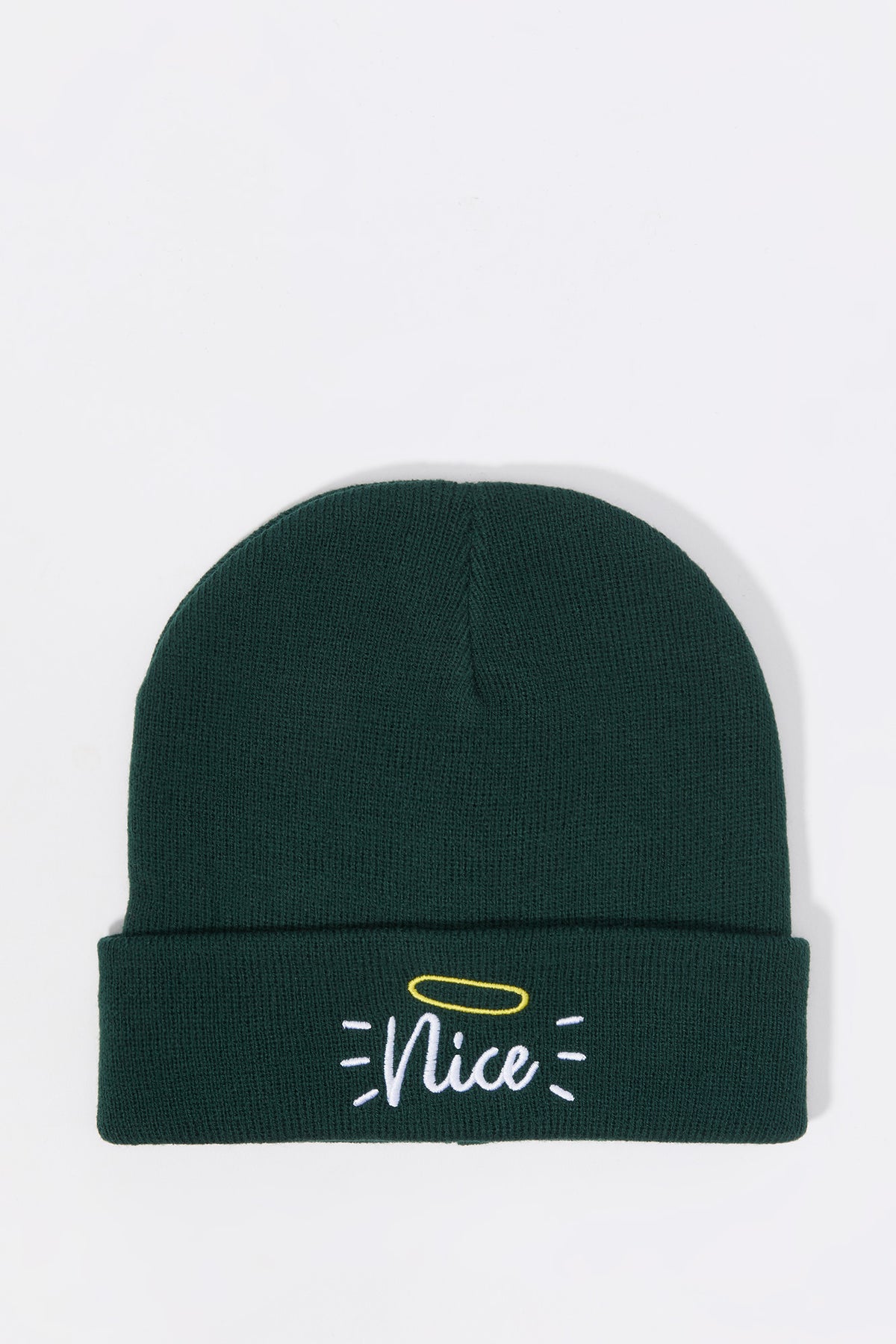 Christmas Embroidered Knit Beanie