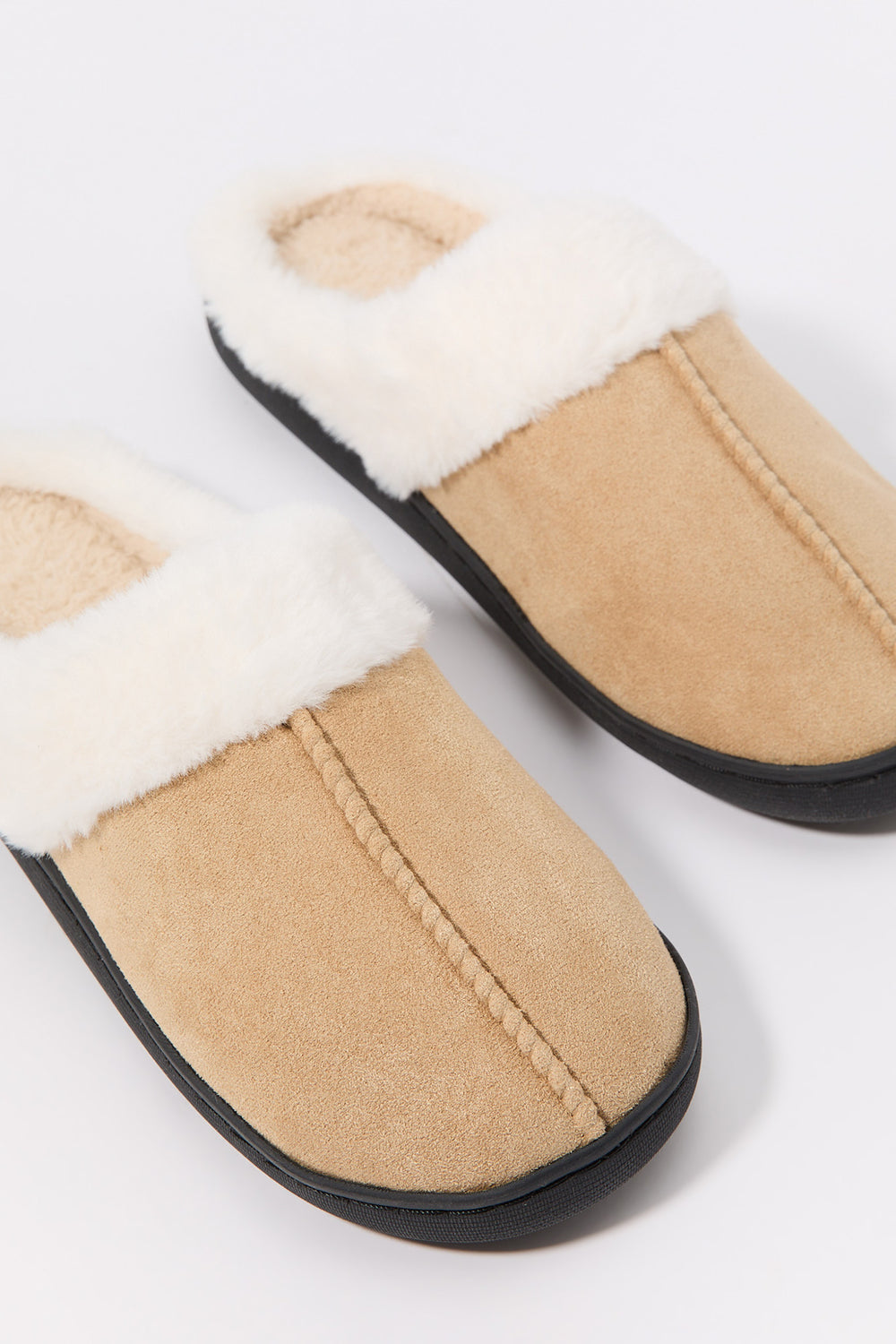 Faux Fur & Suede Slipper Faux Fur & Suede Slipper 4