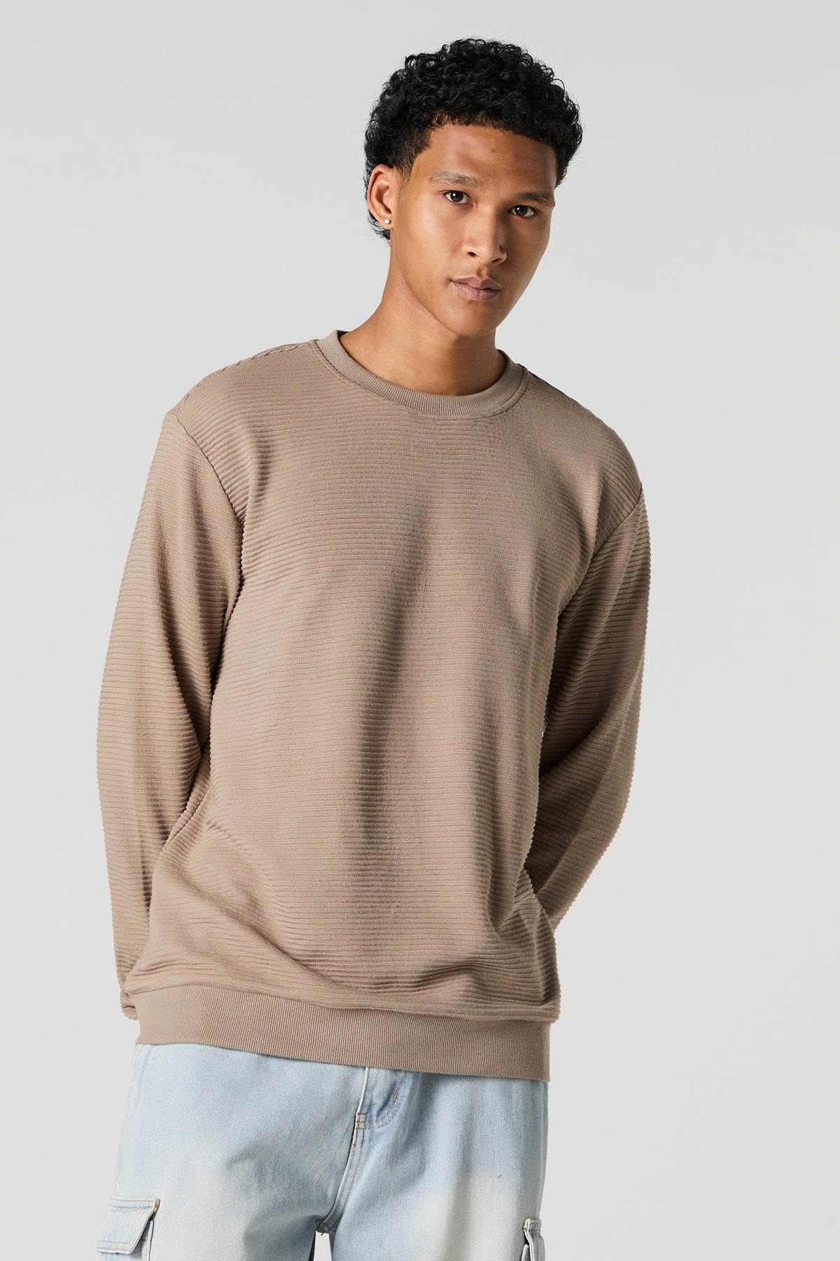 Ribbed Long Sleeve Top