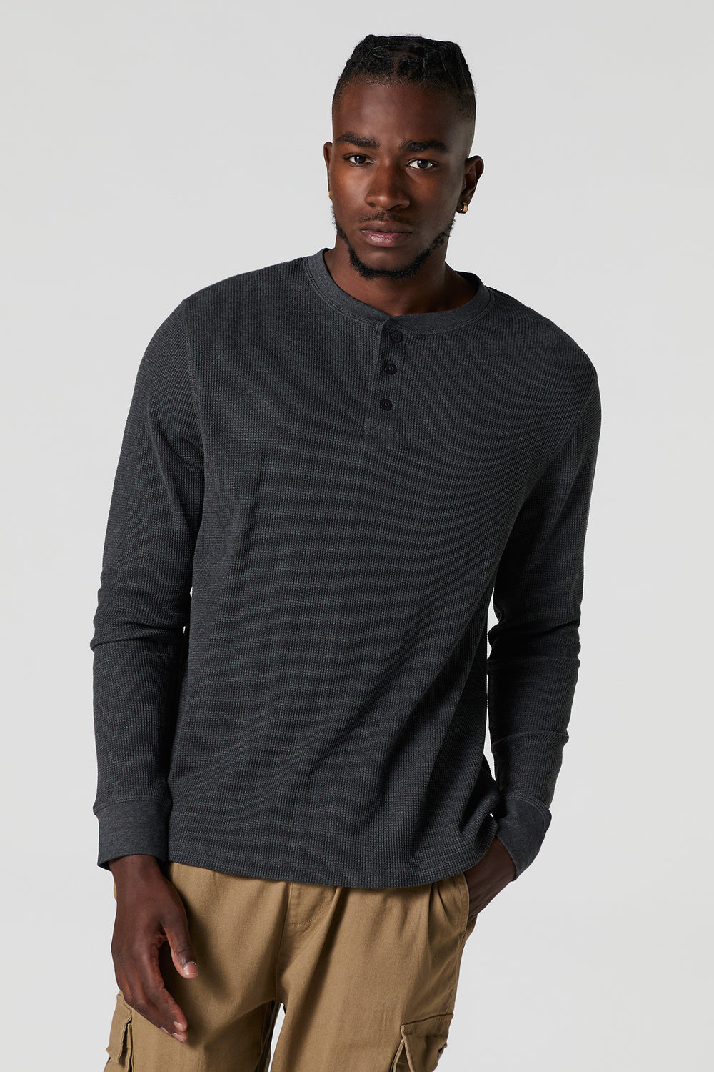 Thermal Long Sleeve Henley Top Thermal Long Sleeve Henley Top 10