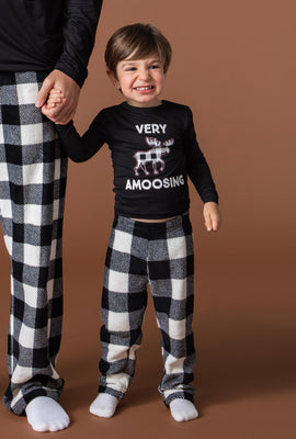 Toddler Matching the Family Moosing Around 2 Piece Pajama Set