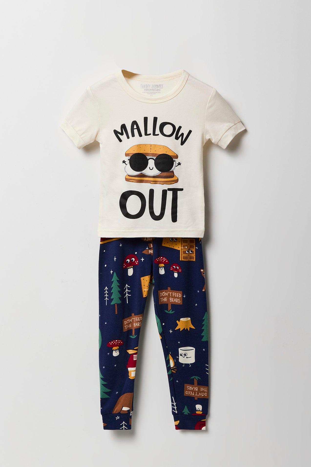 Toddler Matching the Family S'mores 2 Piece Pajama Set