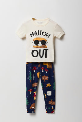 Toddler Matching the Family S'mores 2 Piece Pajama Set