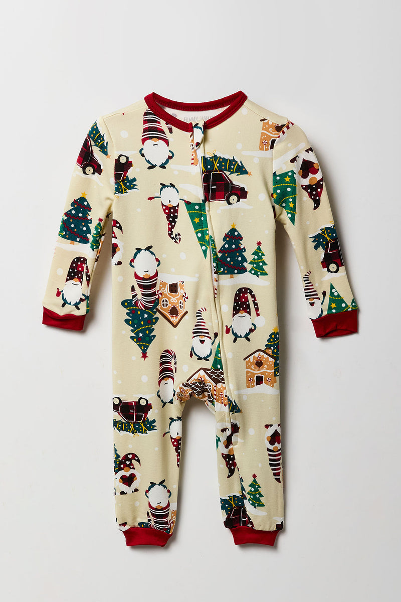 Baby Matching the Family Gnome For the Holidays Onesie