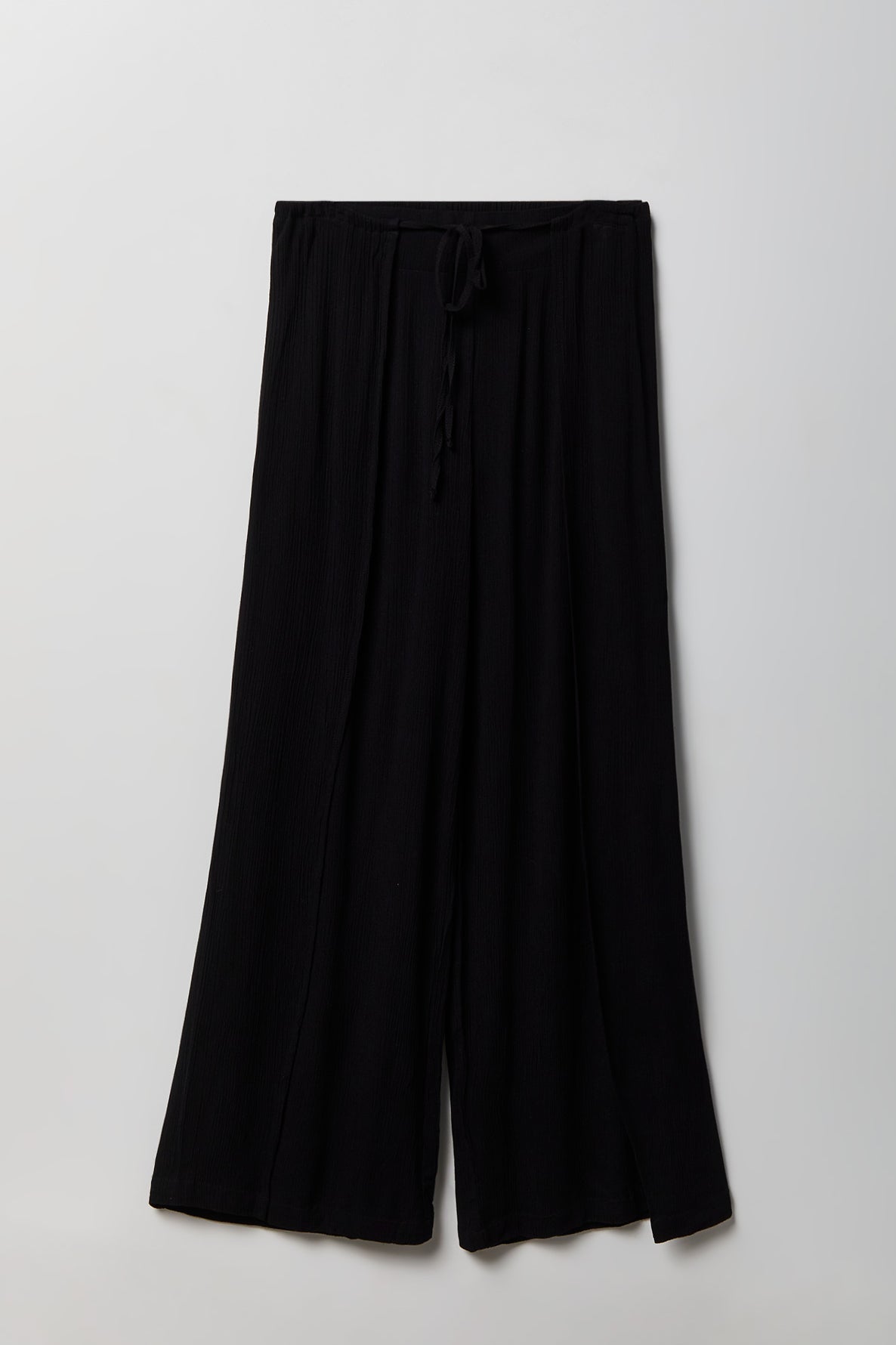 Wrap Palazzo Pant - Black
