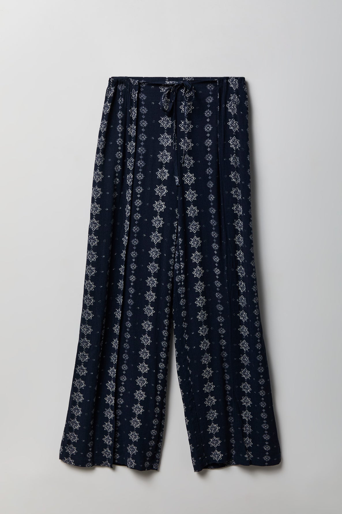 Wrap Palazzo Pant - Navy