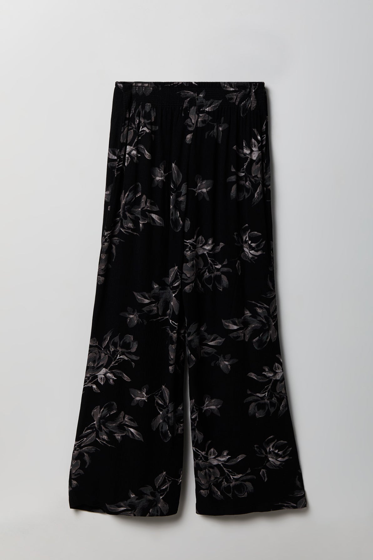 Alt View 2. Wrap Palazzo Pant - Black with White