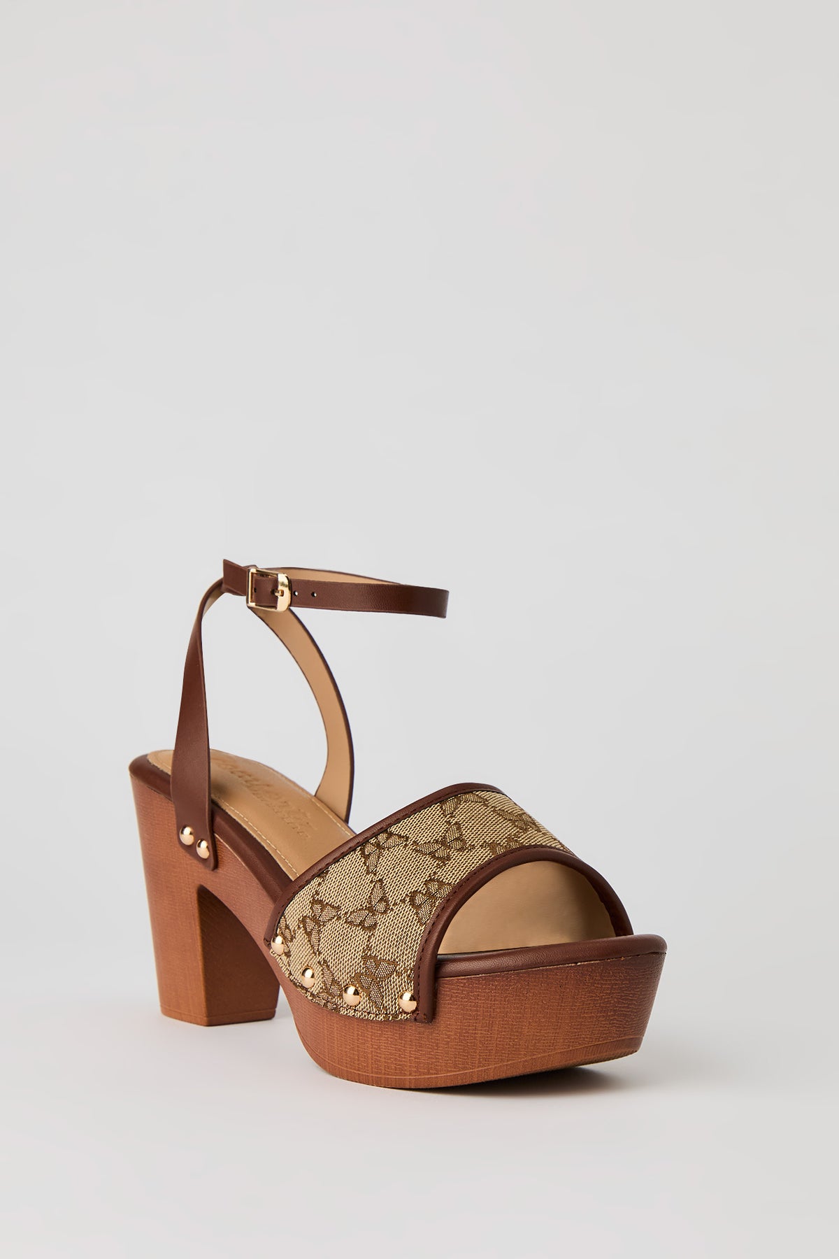 Alt View 2. Chunky Platform Sandal - Brown