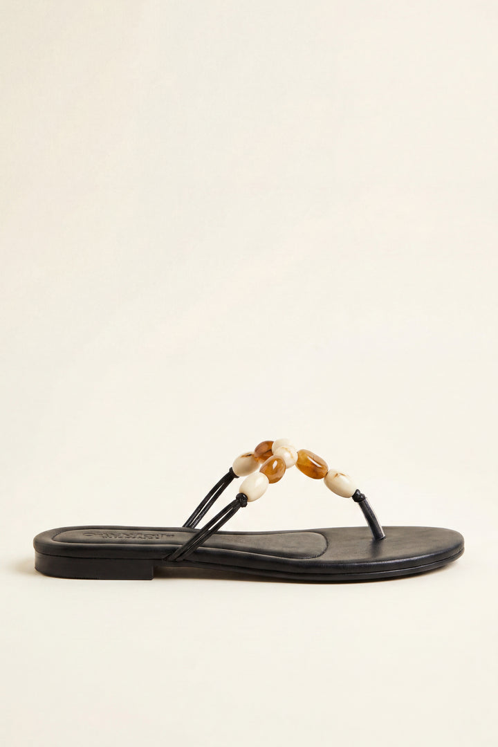 Beaded Thong Sandals