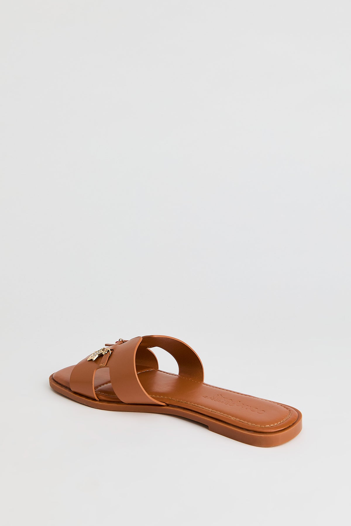 Alt View 3. H Band Sandal with Charms - Tan