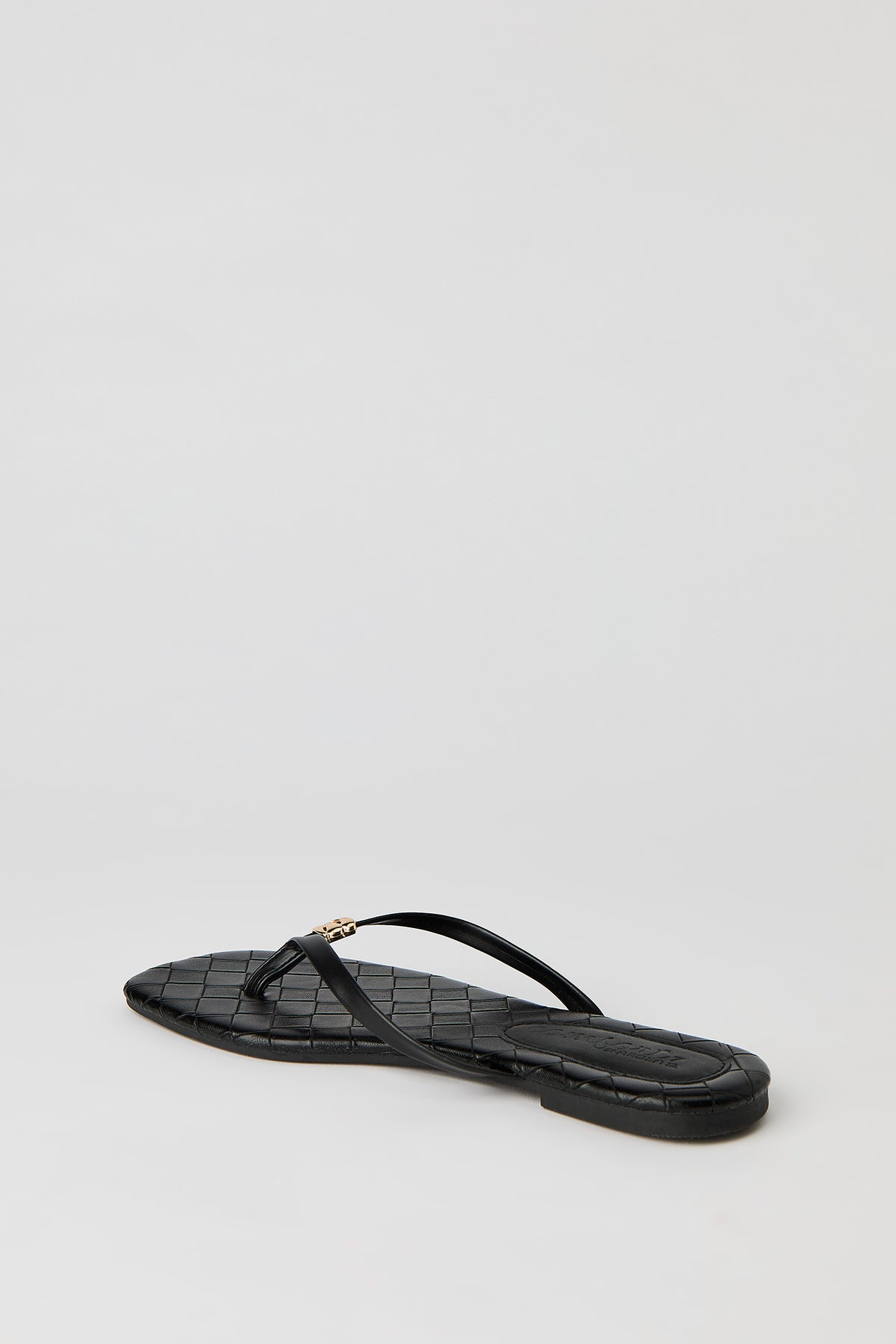 Alt View 3. Square Toe Sandal - Black
