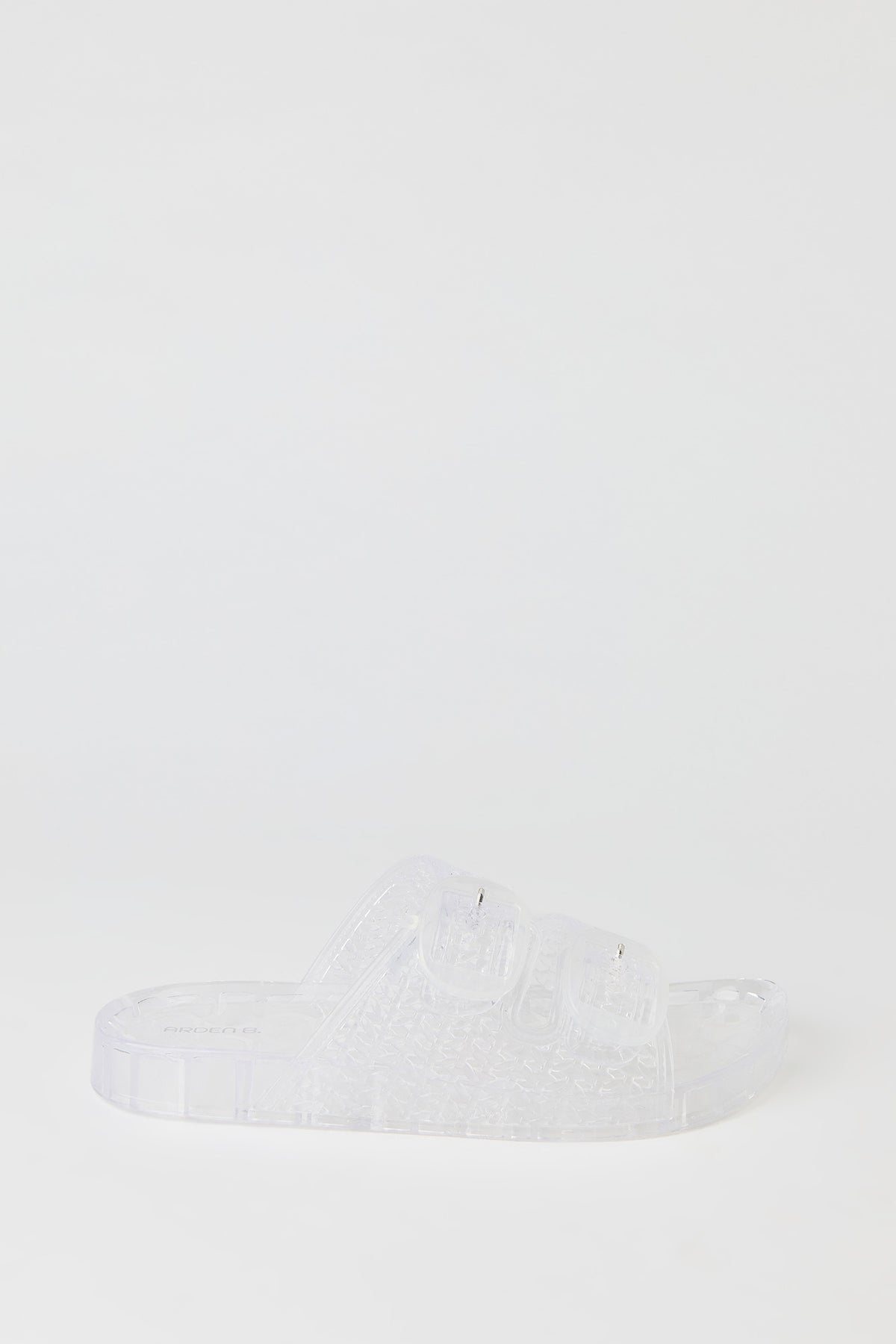 Buckle Jelly Sandals - Clear