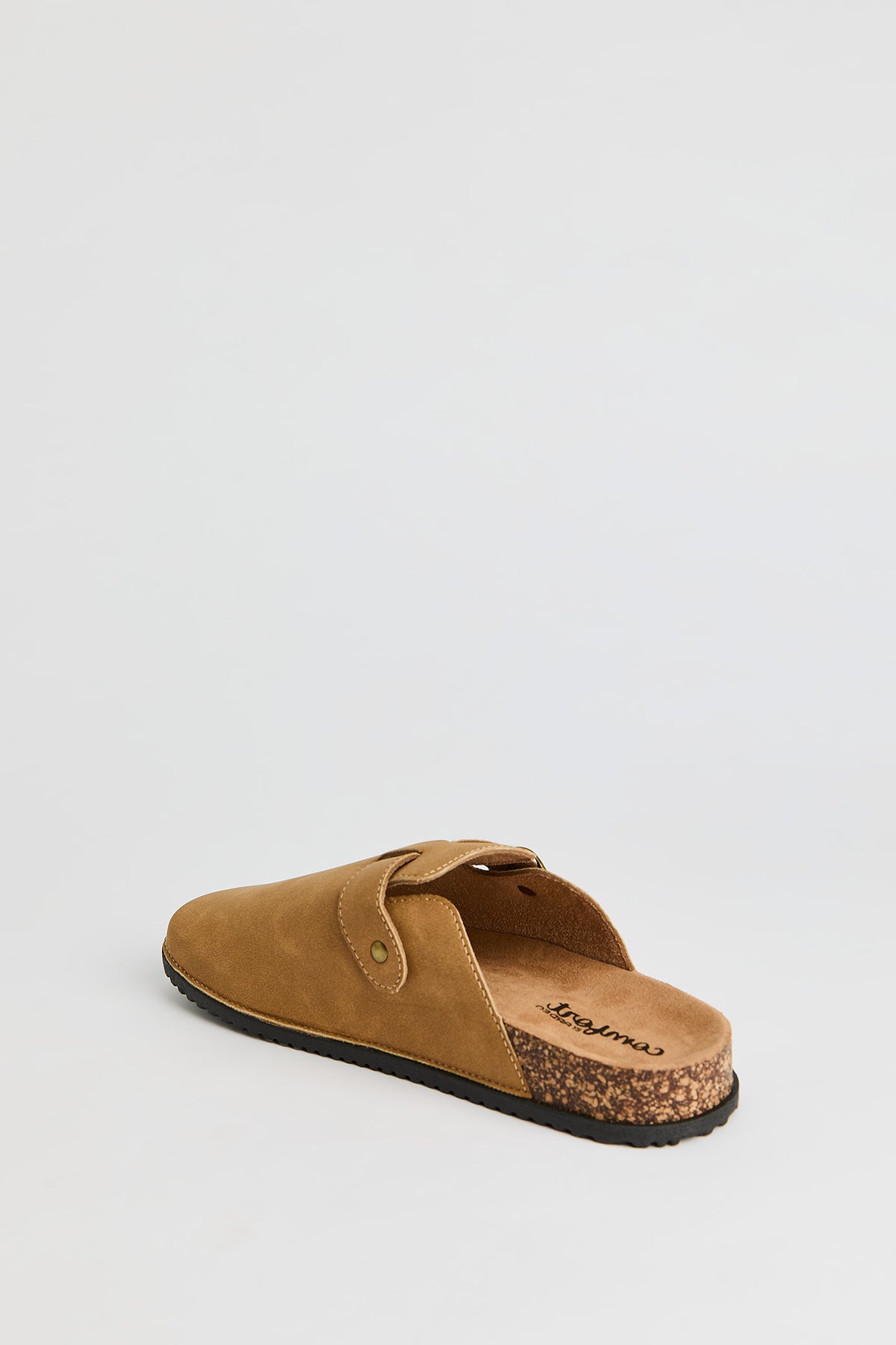 Alt View 3. Cork Sole Clog - Camel