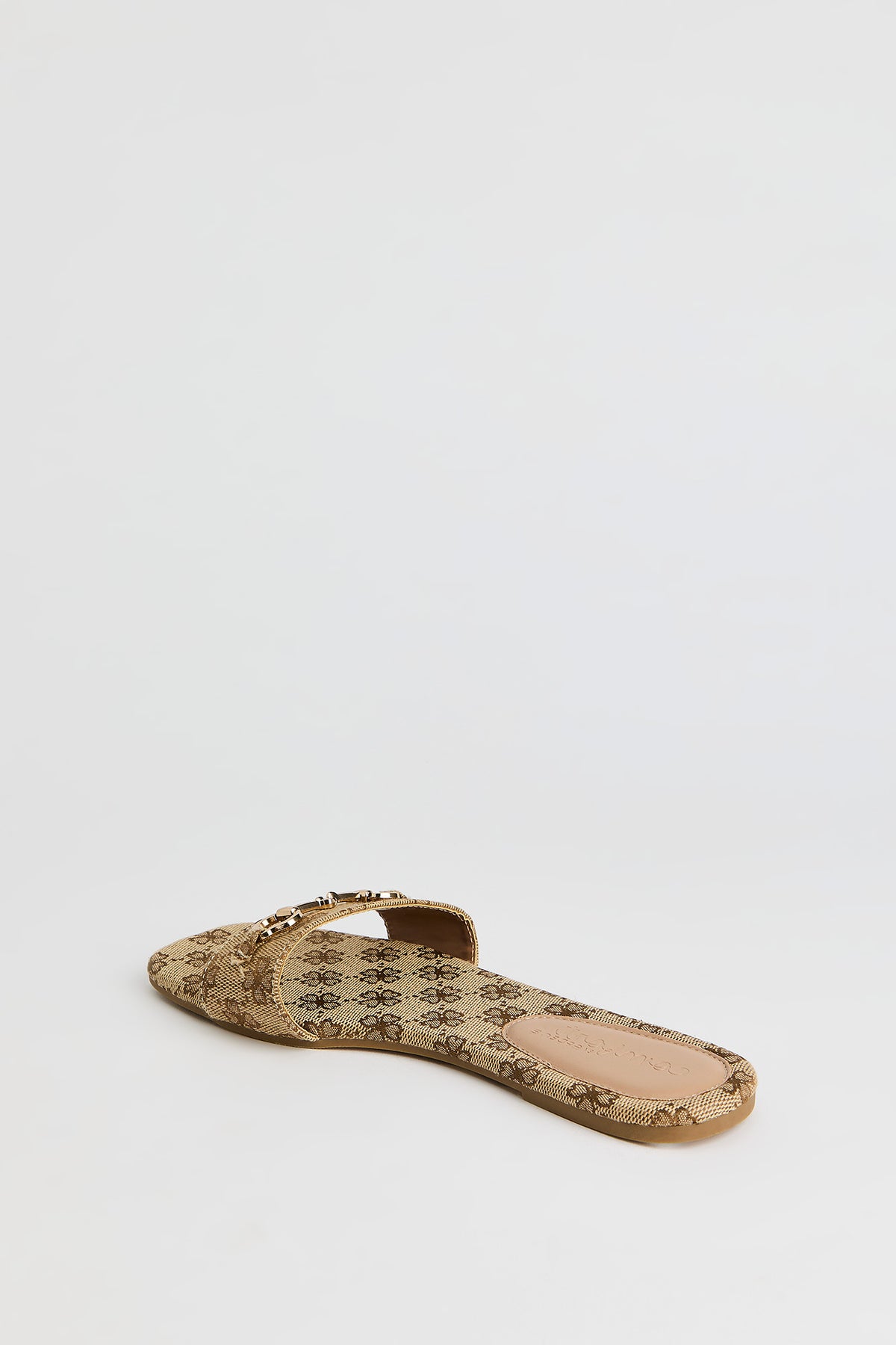 Alt View 3. Status Print Sandal - Brown
