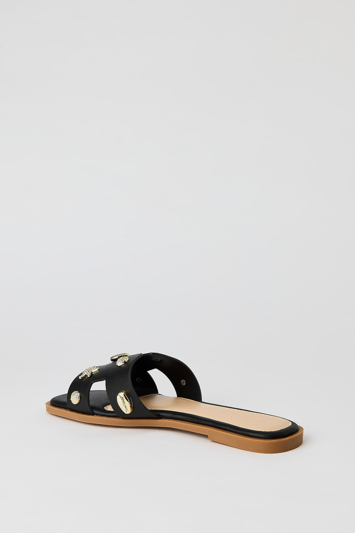Alt View 3. Seashell H Band Sandal - Black