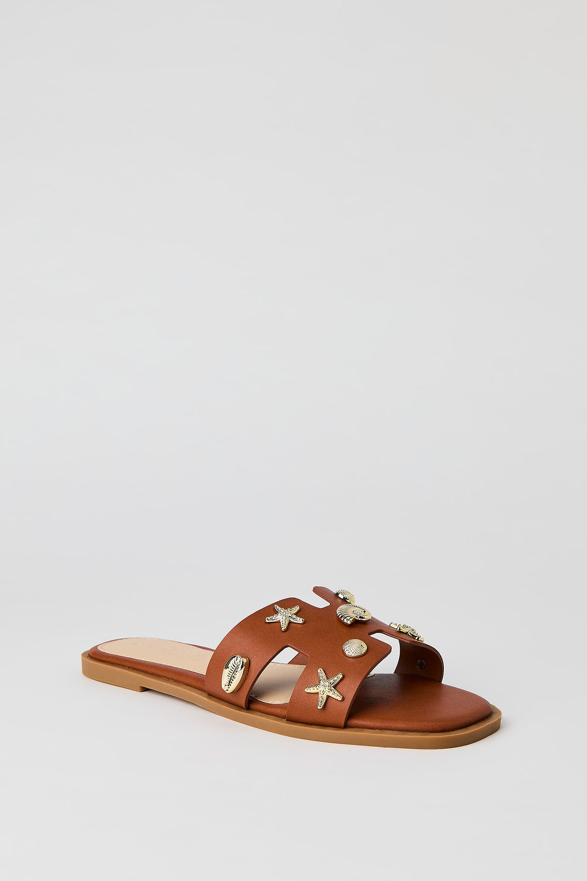 Alt View 2. Seashell H Band Sandal - Camel