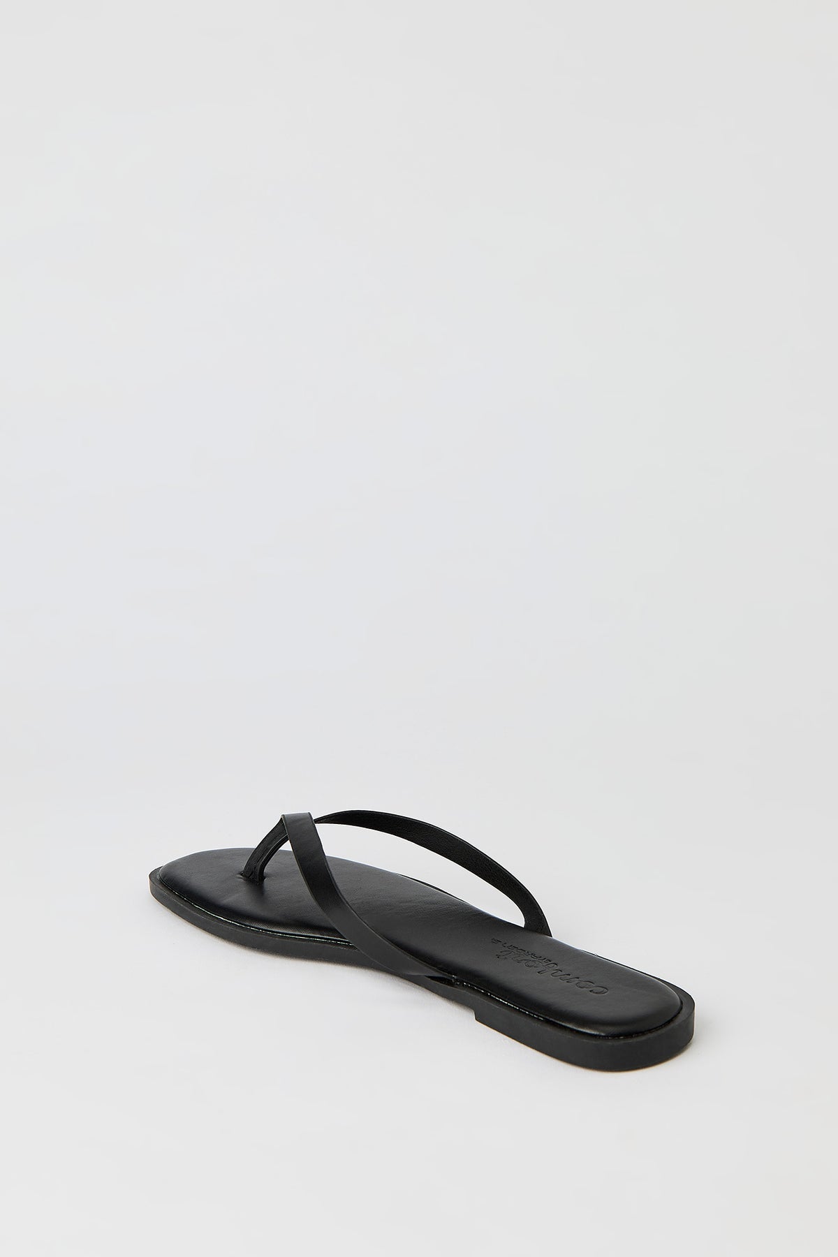 Alt View 3. Thong Sandal - Black