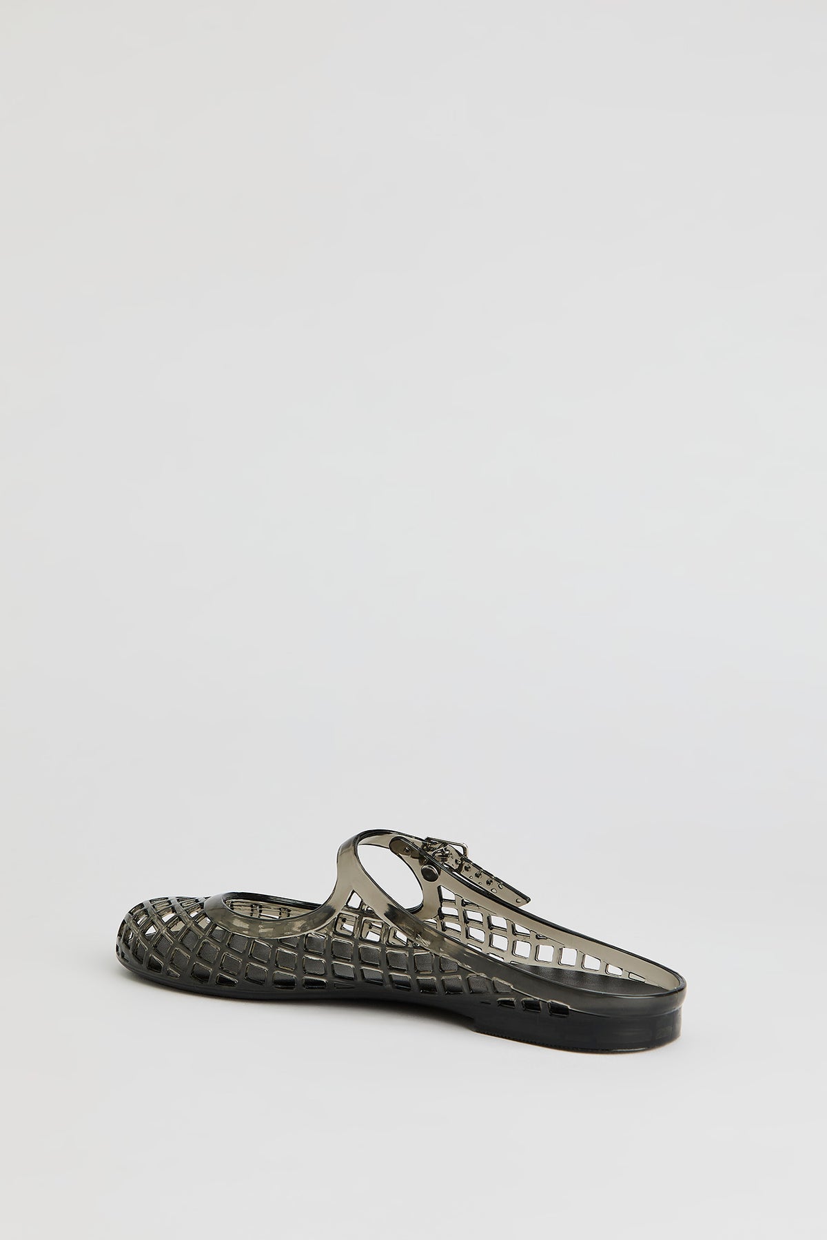 Alt View 3. Jelly Mary Jane Flat - Black