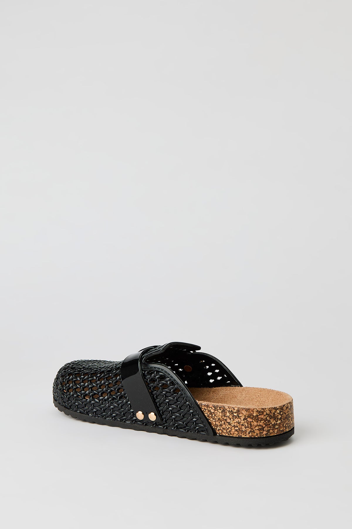 Alt View 3. Jelly Clog - Black