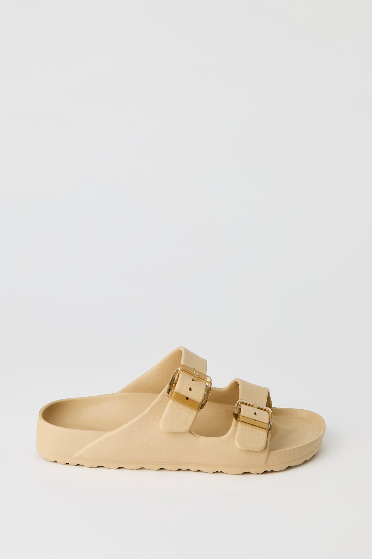 Buckle Clog - Natural