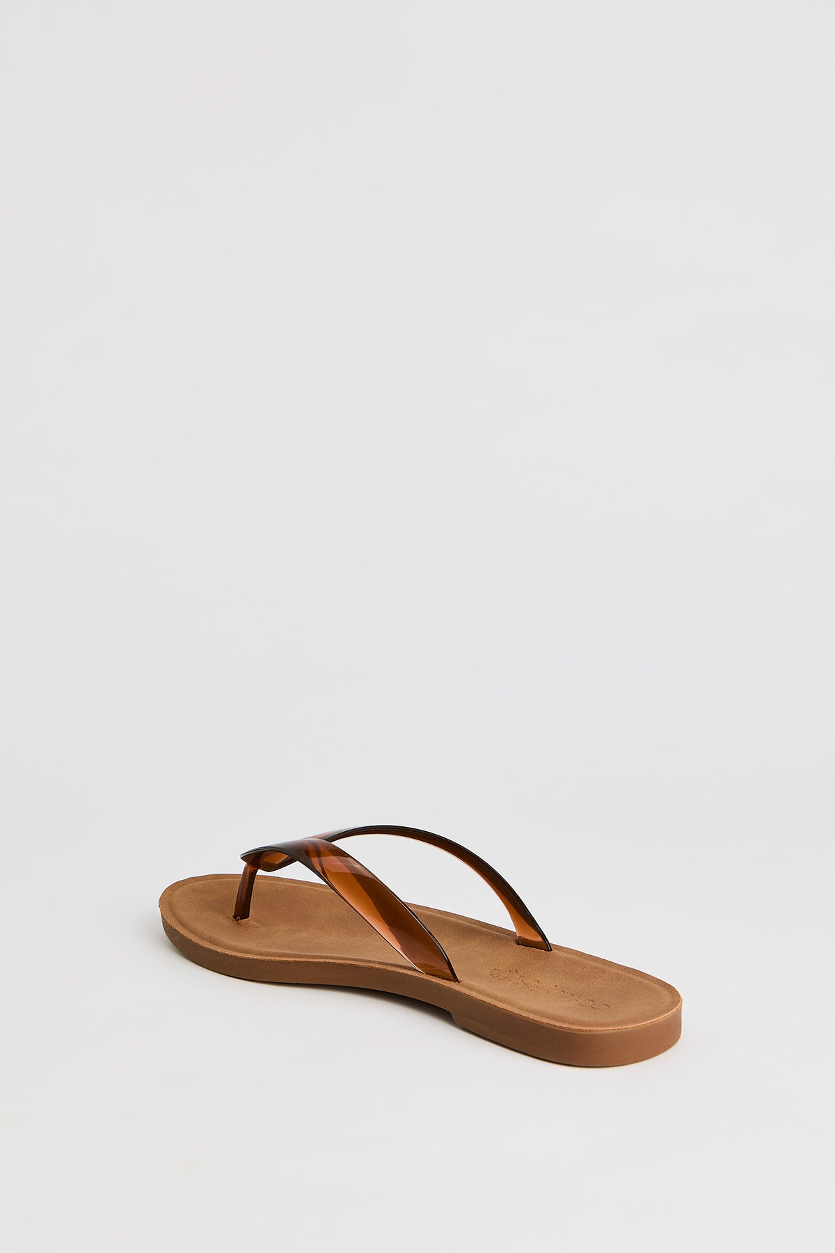 Alt View 3. Translucent Thong Sandal - Brown