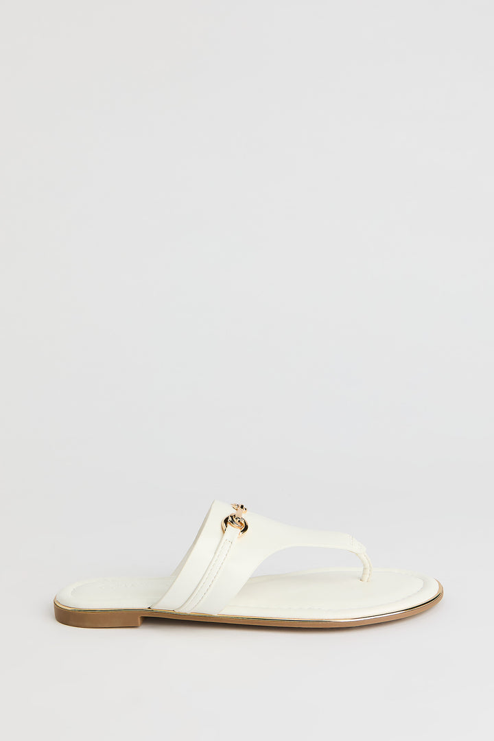 Gold Snaffle Sandal
