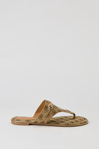 Gold Snaffle Sandal