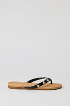 Shell Charm Thong Sandal