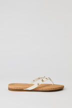 Shell Charm Thong Sandal