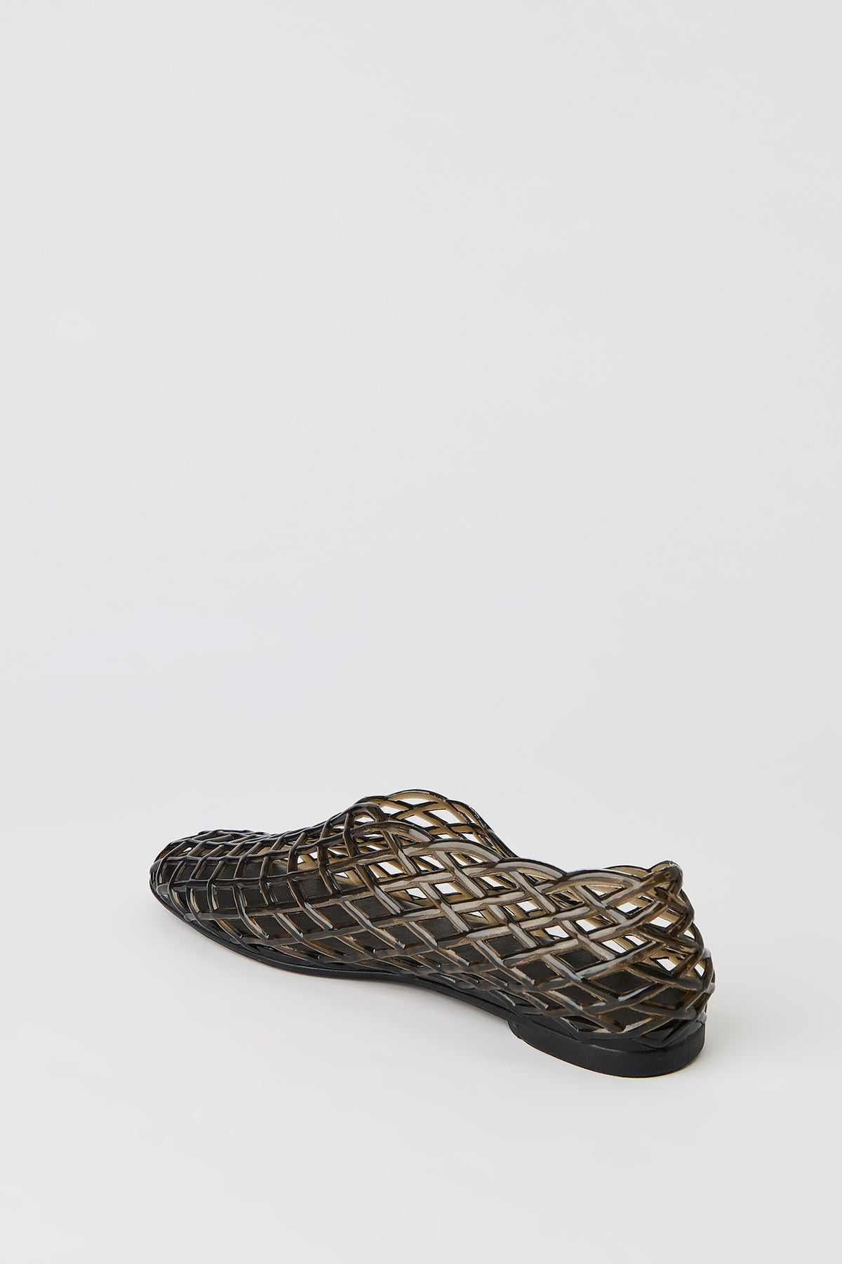 Alt View 3. Webbed Flat Shoe - Dark Grey