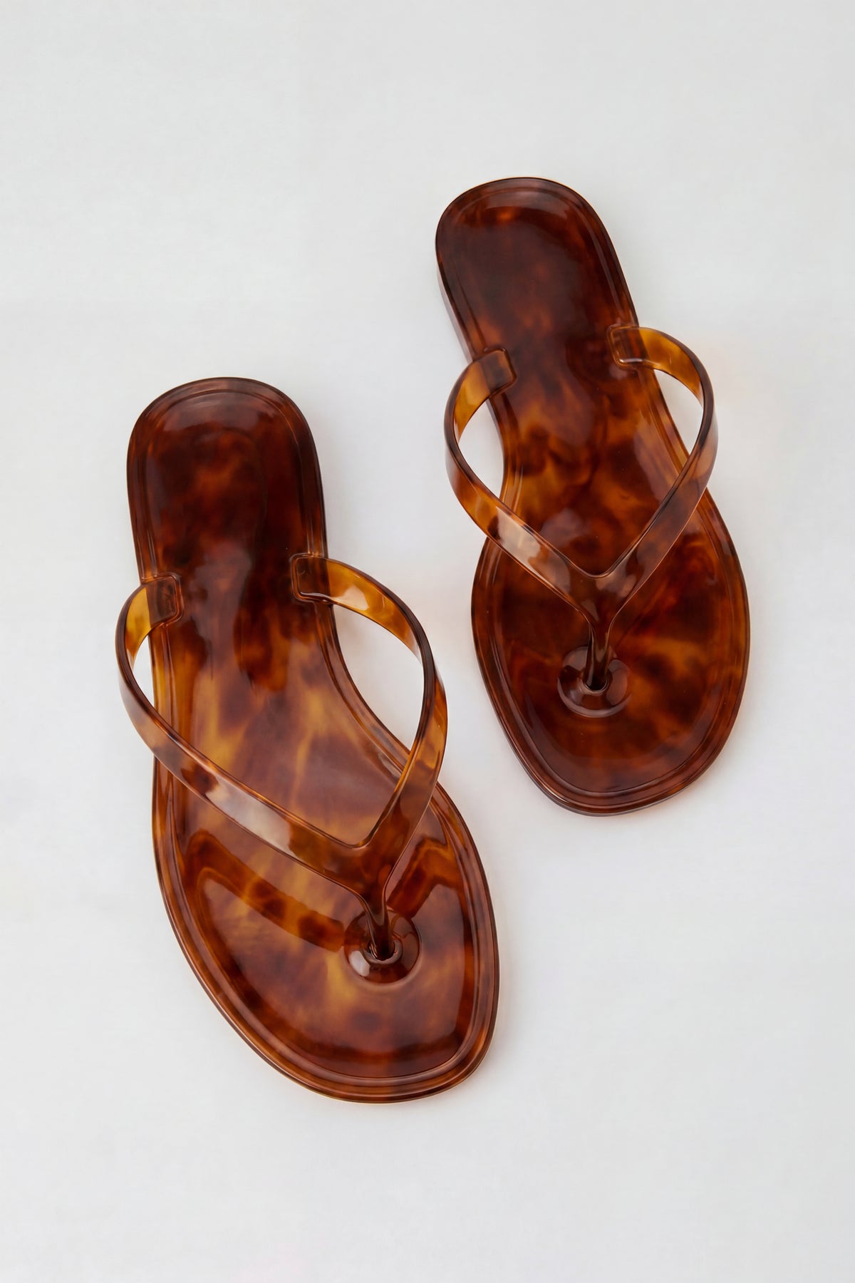 Alt View 2. Tortoiseshell Jelly Thong Sandal - Multi