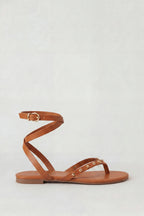 Strappy Ankle Thong Sandals