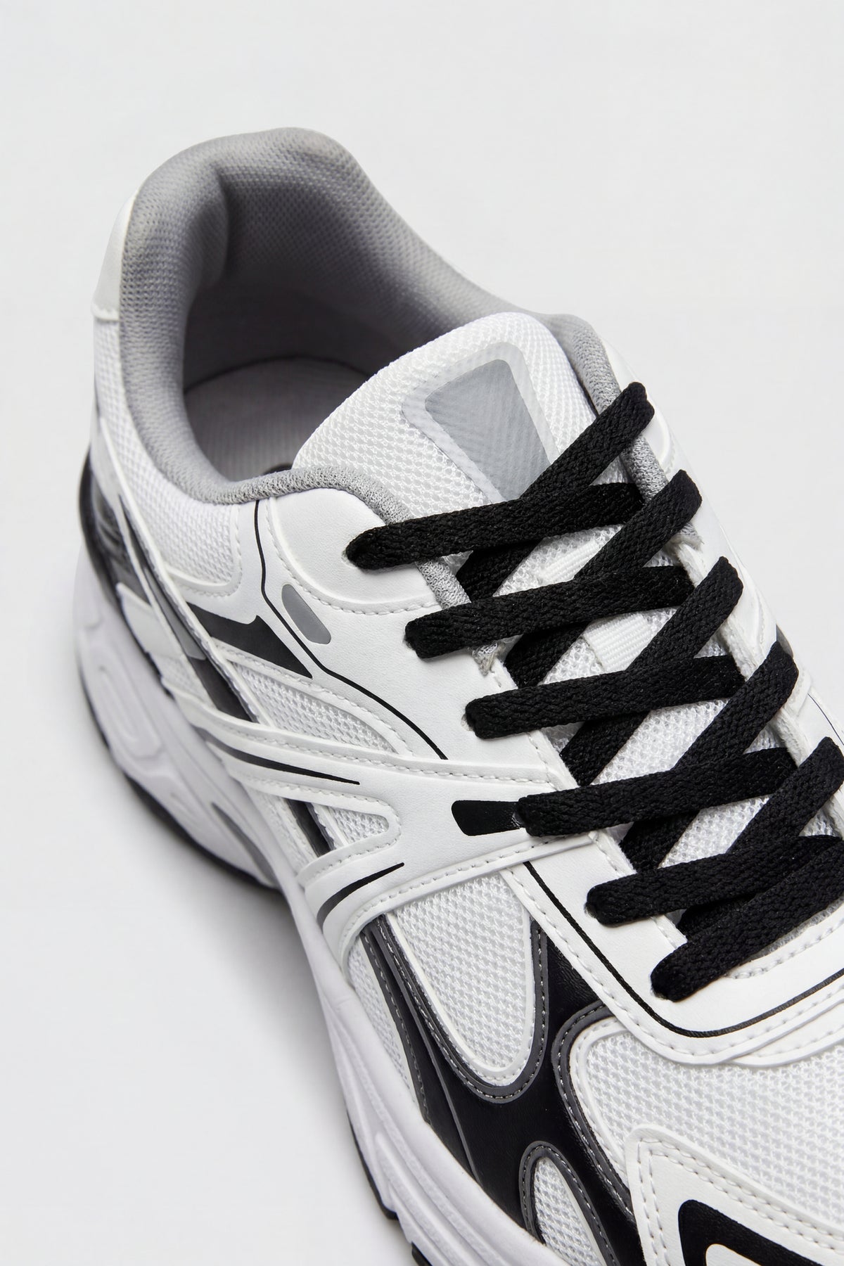 Alt View 3. Chunky Running Shoe - White