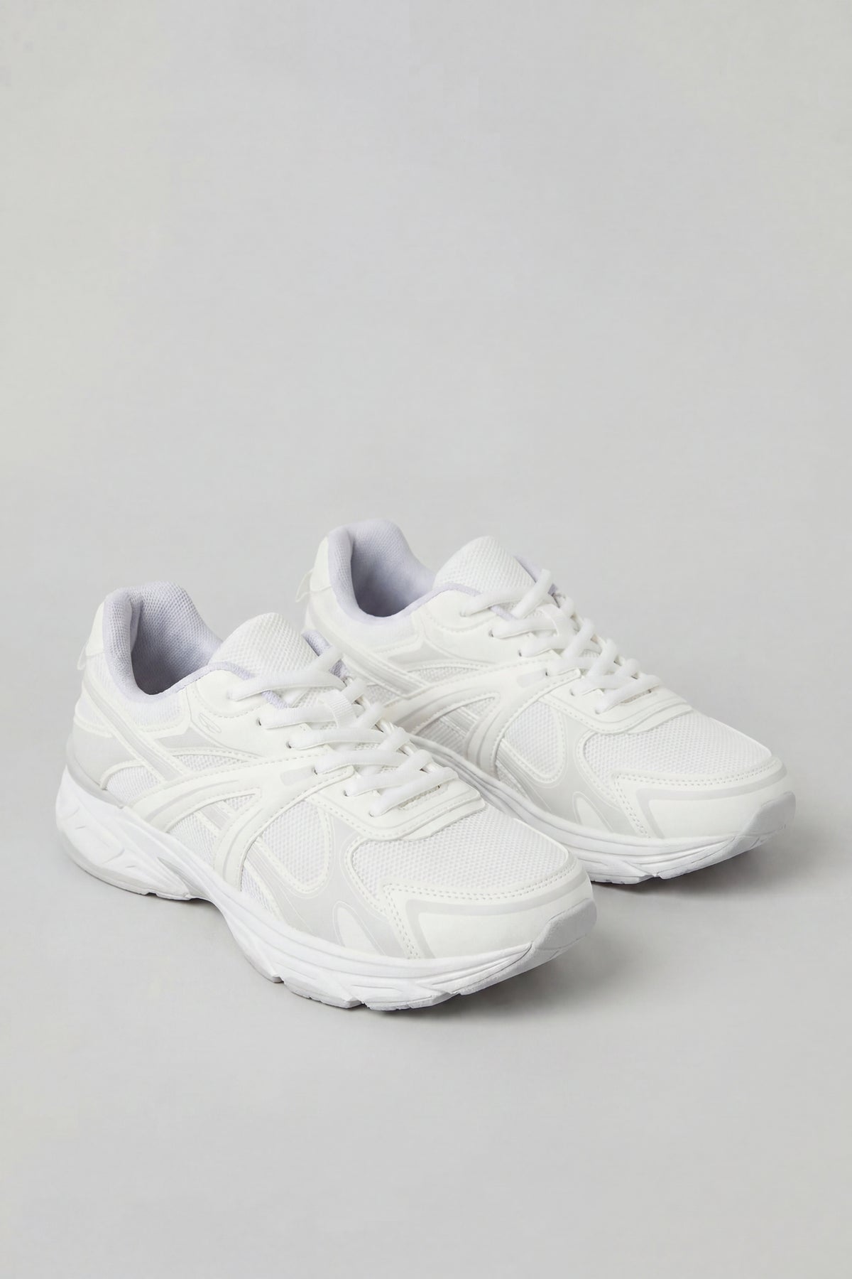 Alt View 2. Chunky Running Shoe - Off White