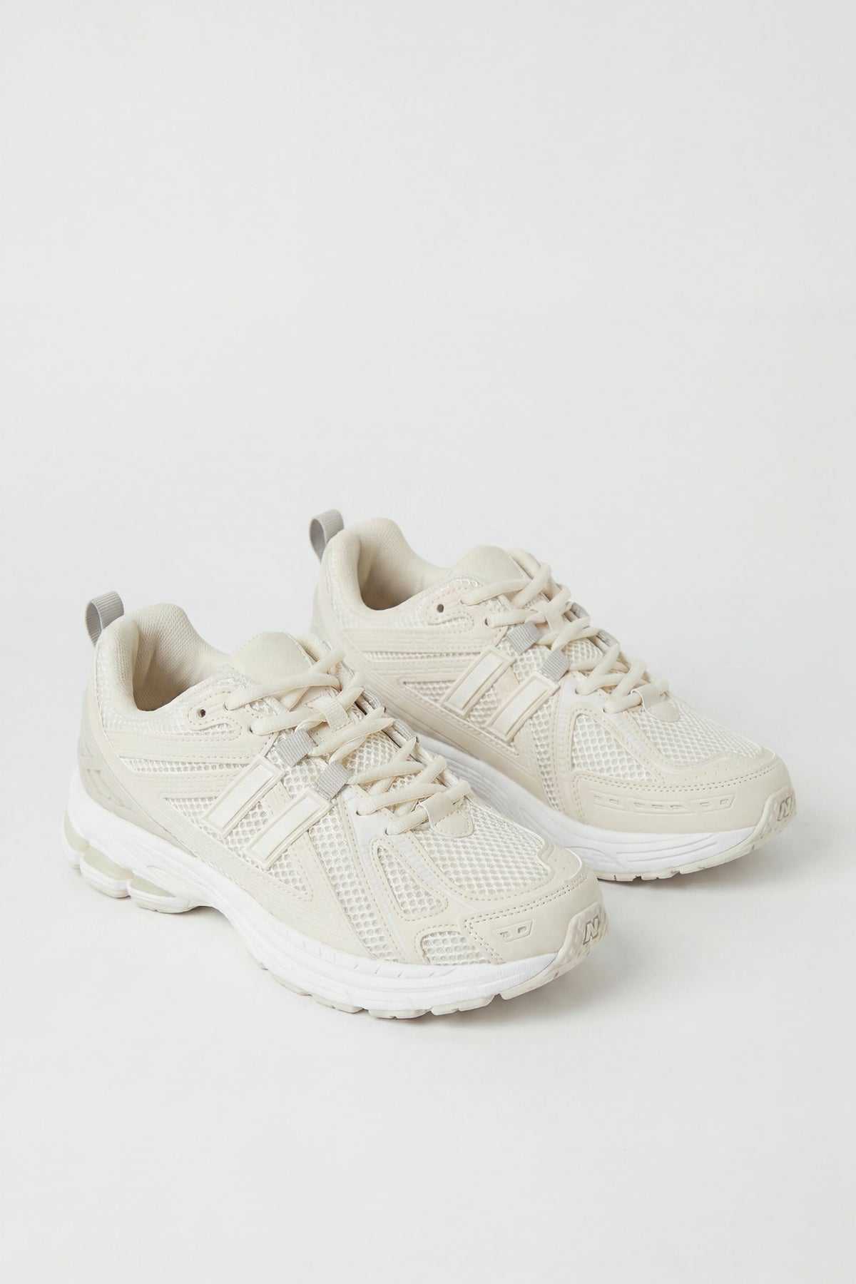 Alt View 2. Mesh Chunky Running Shoe - Beige