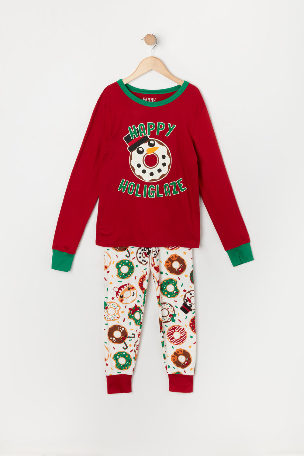 Youth Matching the Family Holiday Donut 2 Piece Pajama Set Youth Matching the Family Holiday Donut 2 Piece Pajama Set 2