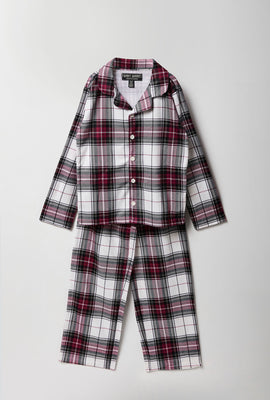 Youth Matching the Family Plaid Flannel 2 Piece Pajama Set